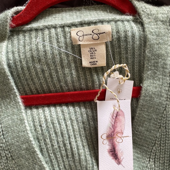 Jessica Simpson Beautiful Plush Button Down Long Cardigan New With Tags - Picture 8 of 12